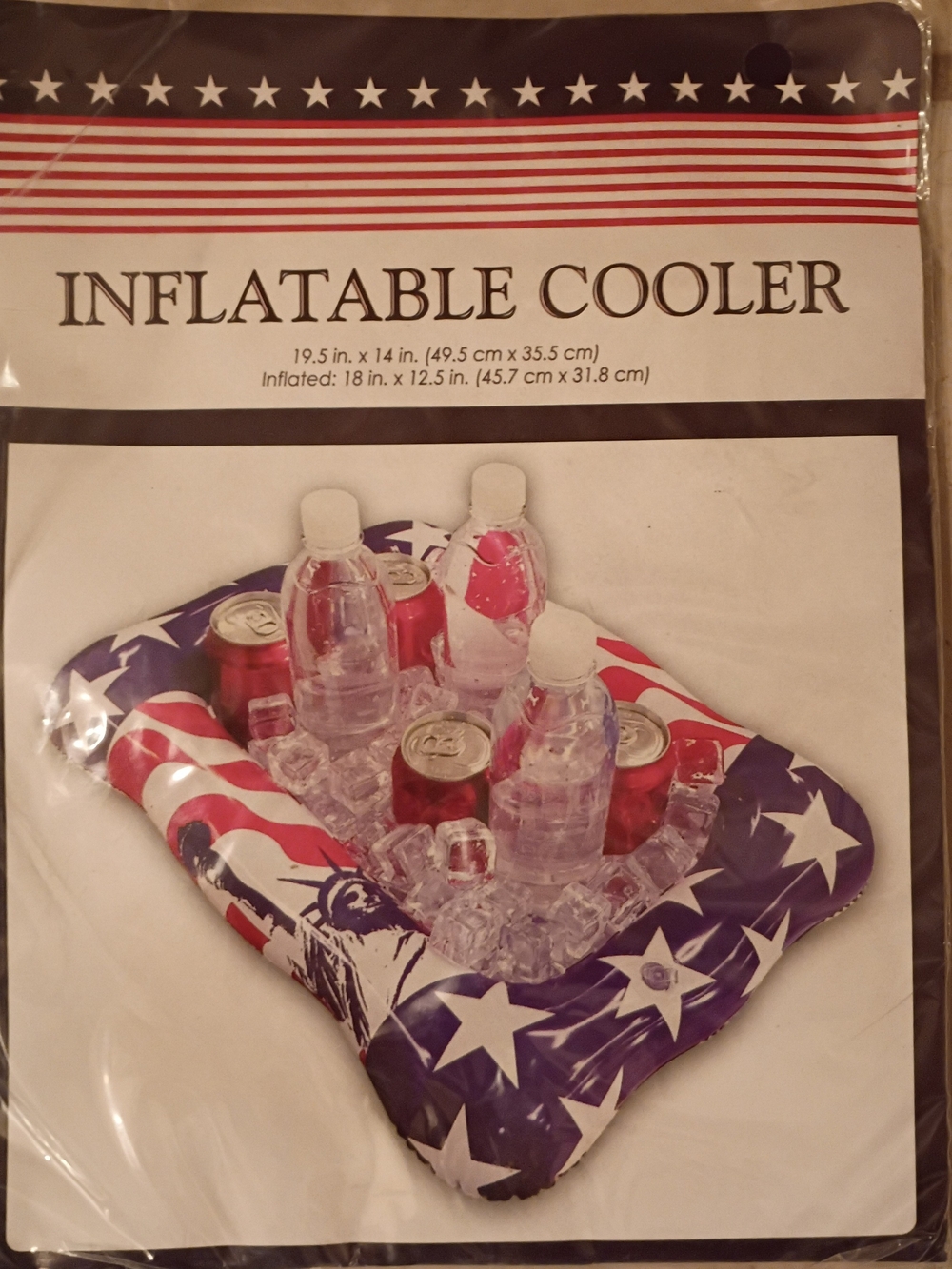 Inflatable Cooler  - American Flag Design